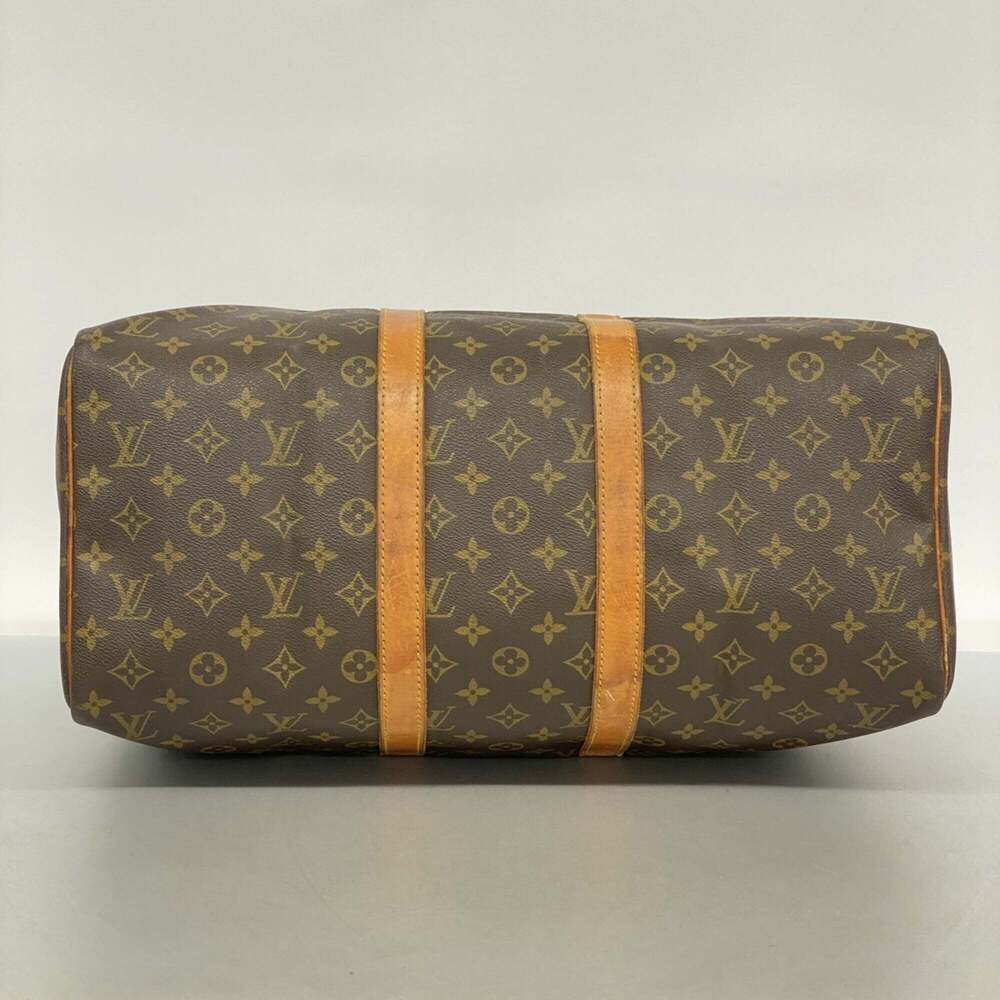 LOUIS VUITTON Brown Monogram Keepall 45 Boston Bag - Picture 3 of 10